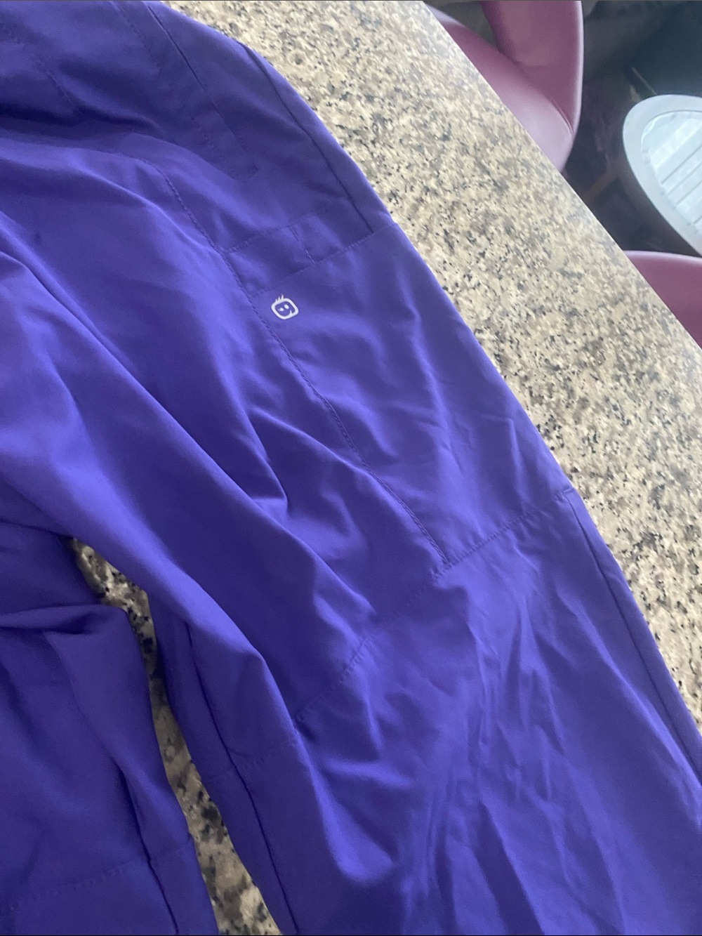 WonderWink Purple scrub pants - Picture 6 of 6